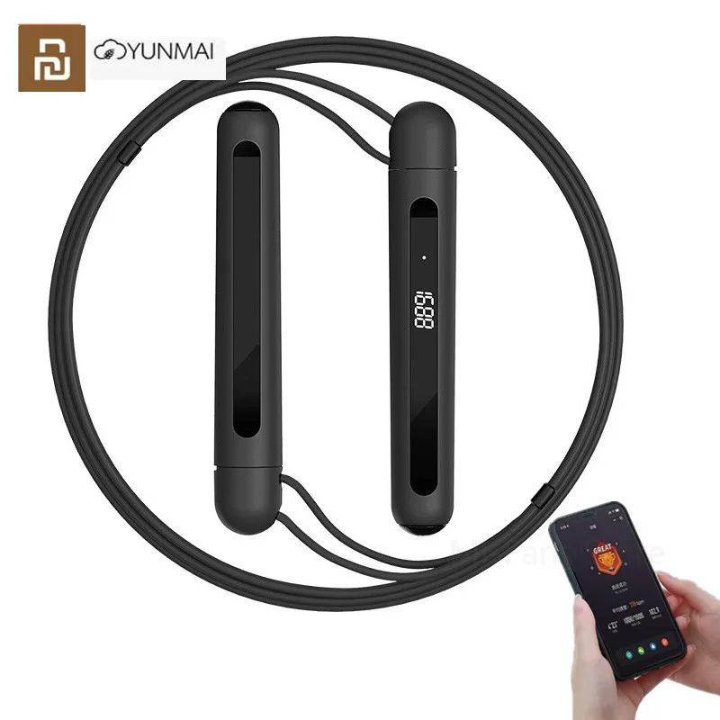 Умная Скакалка Youpin YUNMAI регулируемая износостойкая для обучения прыжкам с USB