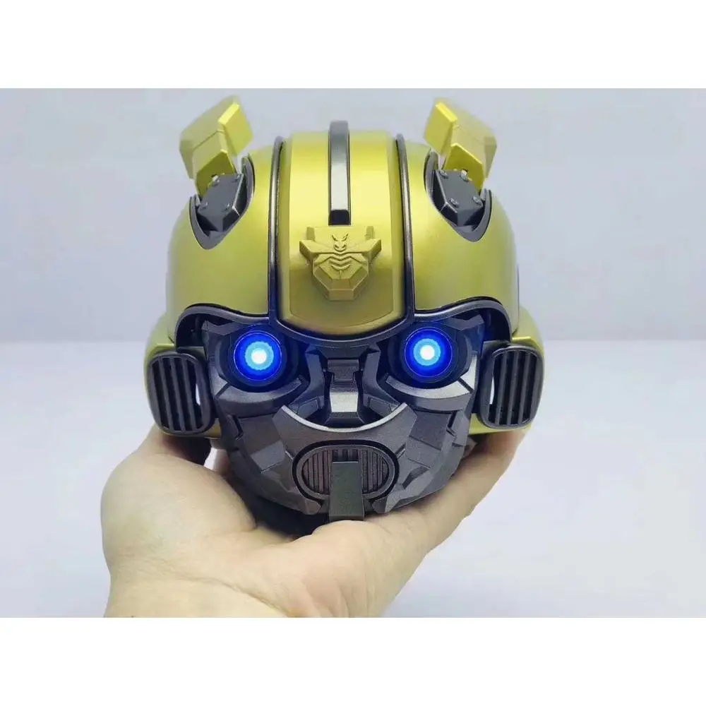 Bumblebee Bluetooth динамик мини беспроводной динамик s сабвуфер стерео трансформаторы светодиодный мигающий светильник BT Бумбокс для FM Mp3 TF