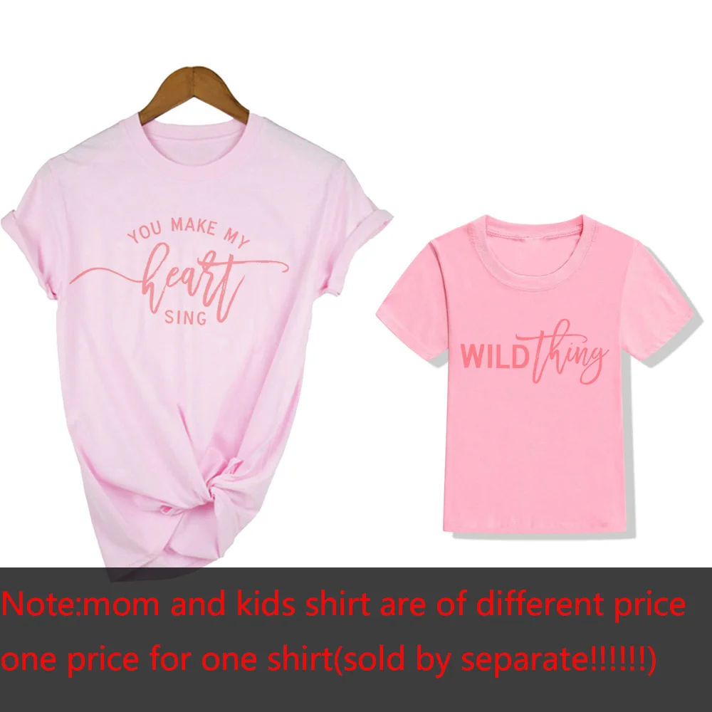 Camisas para mam&aacute; e hija, traje Unisex para mam&aacute; e hija, camisetas para madre e hija, trajes a juego, ropa Unisex-3