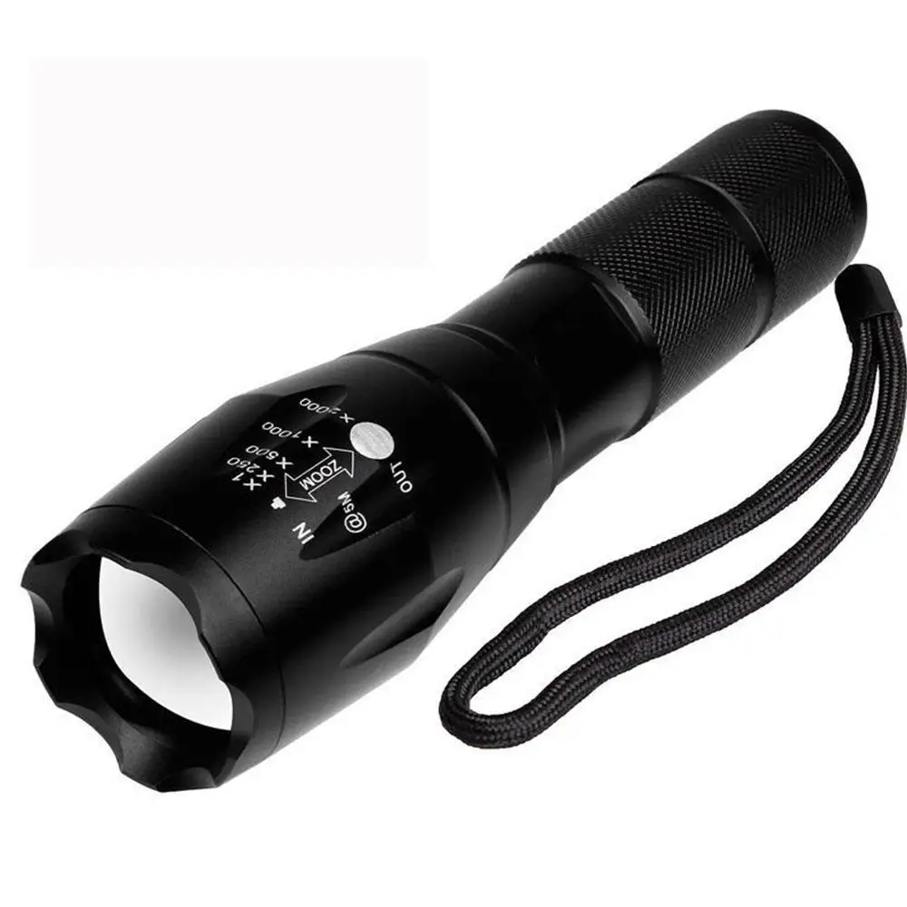 

LED Flashlight Torch Emergent Lamp XML-T6 5 Modes Portable Super Bright Built Tough Durable Waterproof Climbing
