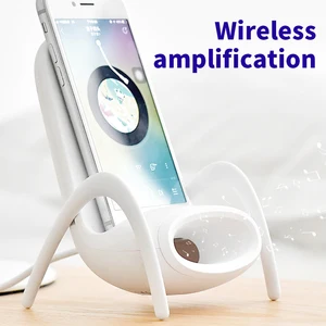 creative chair amplifier wireless charger efficient heat dissipation 10w smart phone holder efficient professional accessories free global shipping