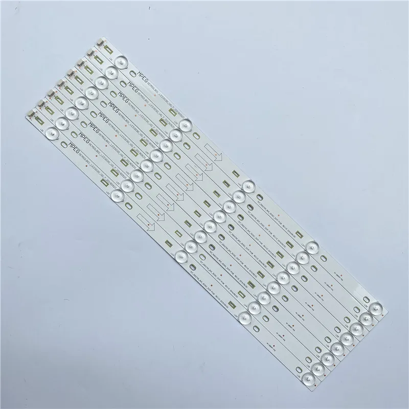 8PCS LED Backlight strip lamp For TCL L50F3800A led 4C-LB500T-YH2 TOT-50D2700-8X5-3030C-5S1P | Лампы и освещение