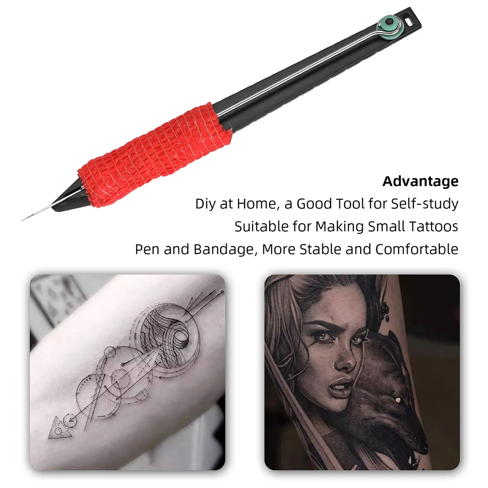 

1pc 3D Hand Poke And Stick Tattoo Professional DIY Tattoo Tool Manual Tool Pen Needles Accessories Tattoo Supplies