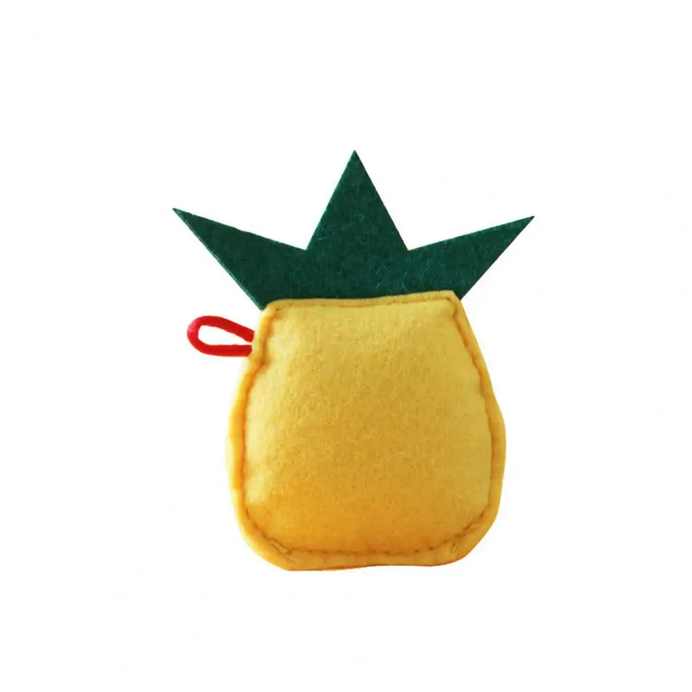 

70% Dropshipping!!Pet Supplies Lovely Bite Resistant Cartoon Flower Pineapple Duck Shape Felt Cat Toy for Home