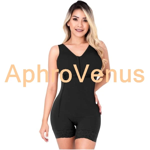 

Women Shapewear Slimming Waist Trainer Tummy Control Plunge Bodysuit Push Up Padded Bra Body Shaper Corset