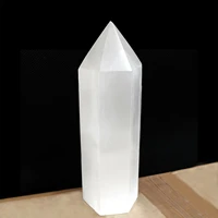 8 10 cm natural protein quartz crystal obelisk wand healing