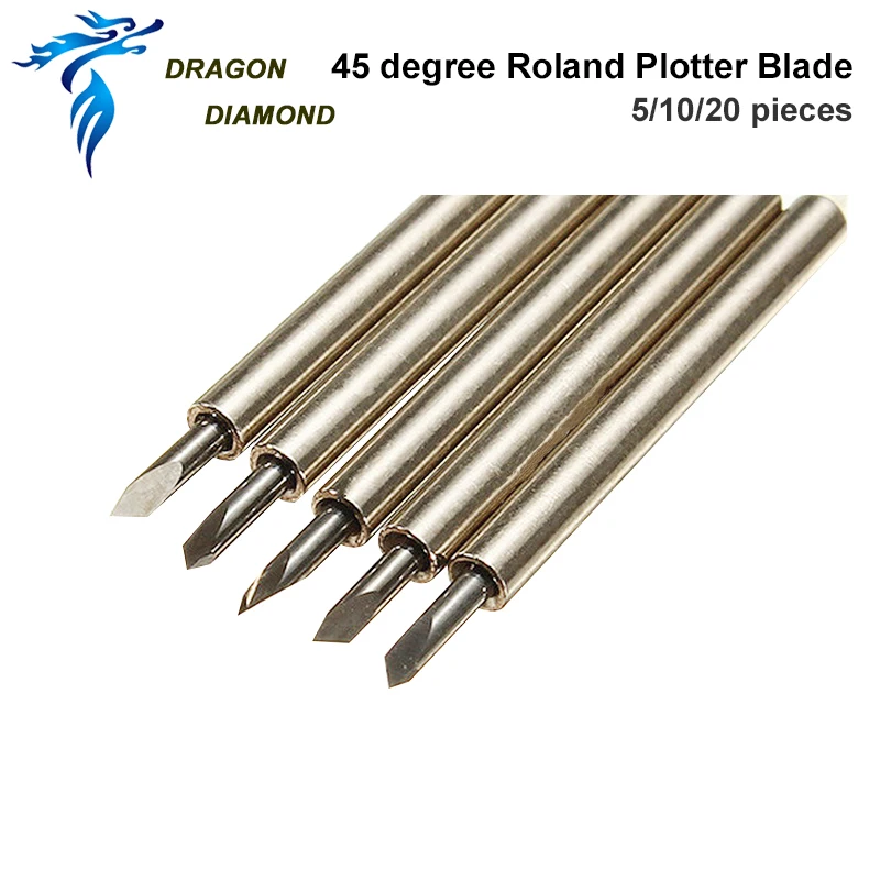 Режущий плоттер DRAGON DIAMOND Roland 45 градусов виниловый резак запасные части фрезы