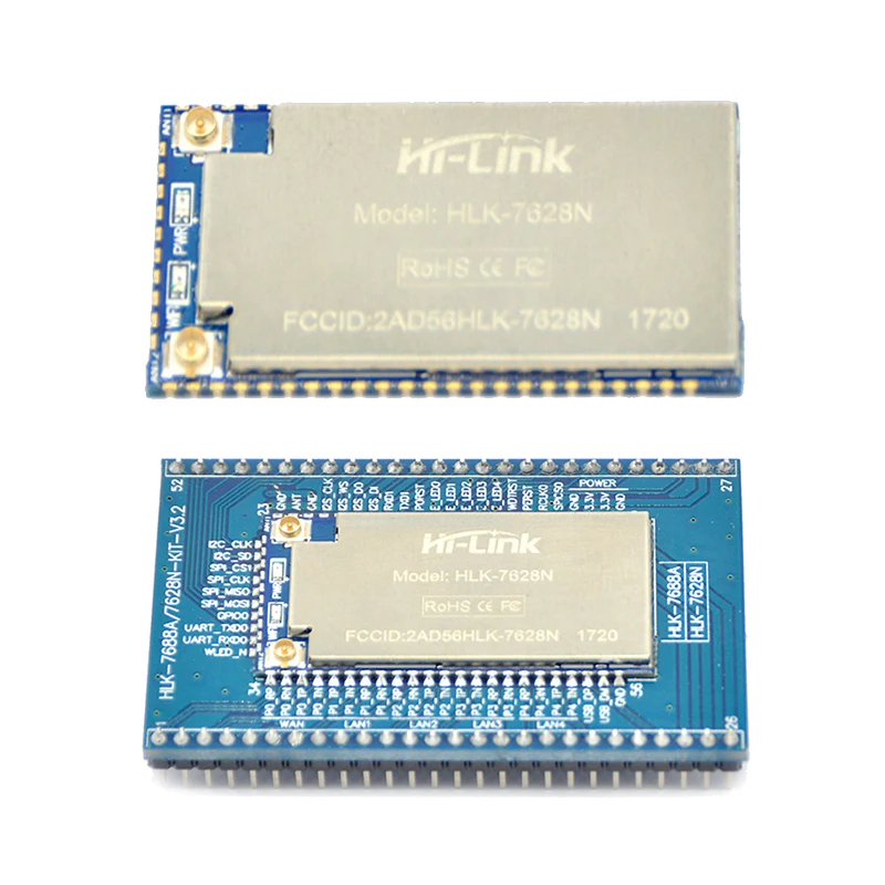 

FAST shipping Serial UART Embedded Wifi Wireless Mt7628 Openwrt Module RAM128m Flash 32M Ethernet Router Module HLK-7628N 300Mbp