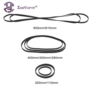 Резиновый Ремень ГРМ GT2 для 3D принтера, замкнутая петля, Ремень ГРМ 2GT-6 200 мм 110188200280300400610852, ширина 6 мм для UM2 Ender 3 Voron