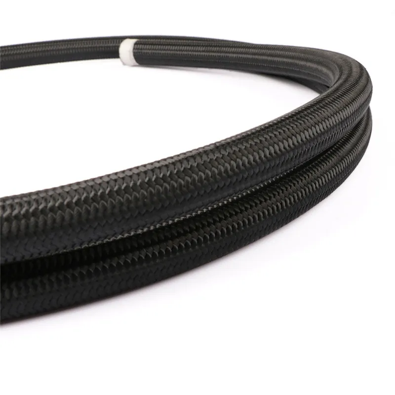 2 м шланг подачи топлива AN4 AN6 AN8 AN10 Нержавеющая сталь Плетеный PTFE тормоза