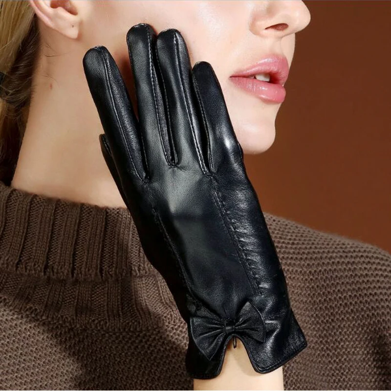 Женские перчатки, зимние плюшевые утепленные теплые перчатки для вождения и велоспорта, зимние защитные перчатки, перчатки для сенсорного ... от AliExpress WW