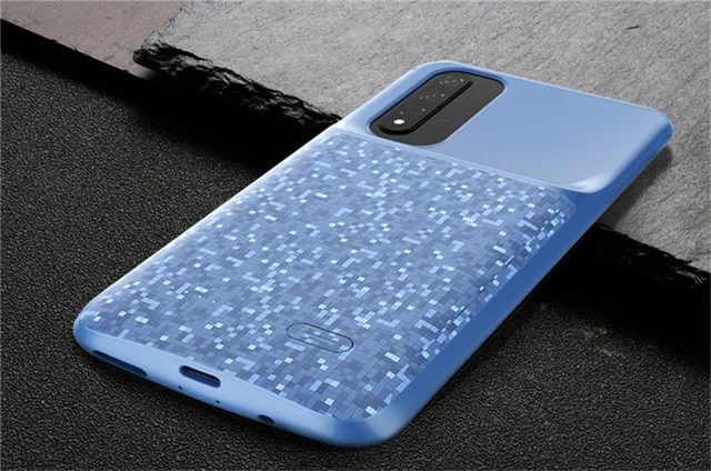 Blue For 20 Pro Портативный Банк питания 4700mAh внешний аккумулятор зарядное устройство чехол для huawei Honor 20 Pro резервного копирования зарядный чехол для huawei Honor 20 - Цвет: Blue For 20 Pro