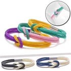 Модные Двухслойные браслеты из Миланской веревки, Счастливый Китайский этнический браслет с узлом, мужской подарок для женщин и девушек, ювелирные изделия в подарок, новинка 2022