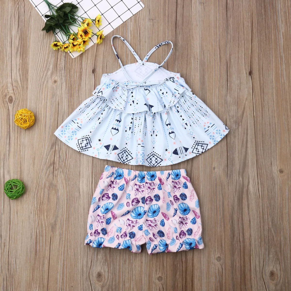 Детская летняя одежда 2019 для маленьких девочек платье на бретелях с цветами