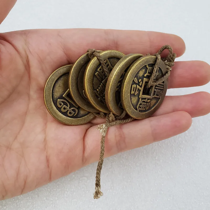 Диаметр 32 мм толщиной 3 имитация пяти императоров династии Цин реальные латунные