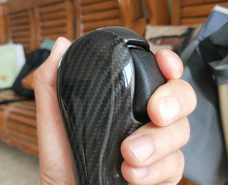 Ручка переключения передач М Style из углеродного волокна для BMW E39 E46 E60|Ручка