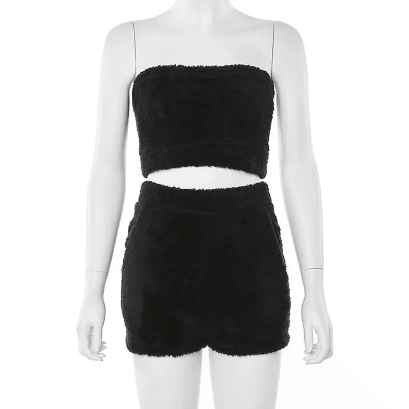 Женский осенне зимний теплый комплект одежды из 2 предметов повседневный розовый