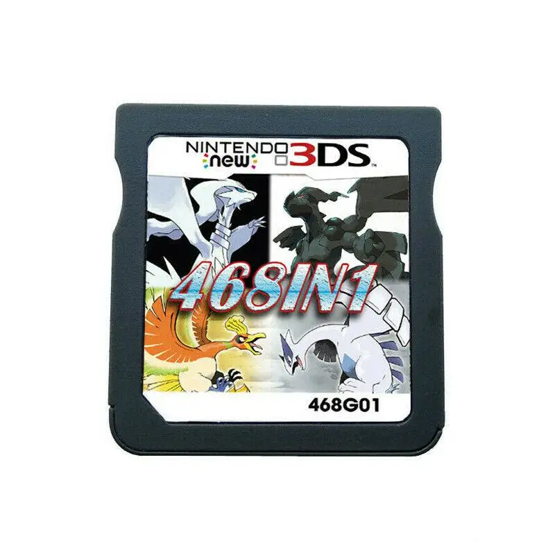 Картридж для игры с покемонами 468 в 1 картридж подборки Nintendo DS 3DS 2DS NDS NDSL NDSI игрушки