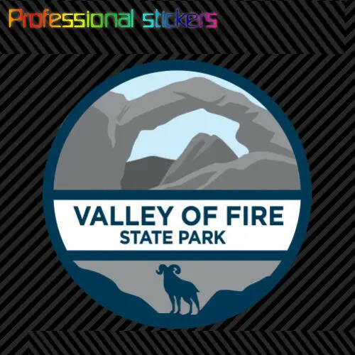 

Valley of Fire State Park Sticker Die Cut Vinyl Nv Nevada State Park Lake Mead Stickers for Cars, Bicycles, Laptops, Motos