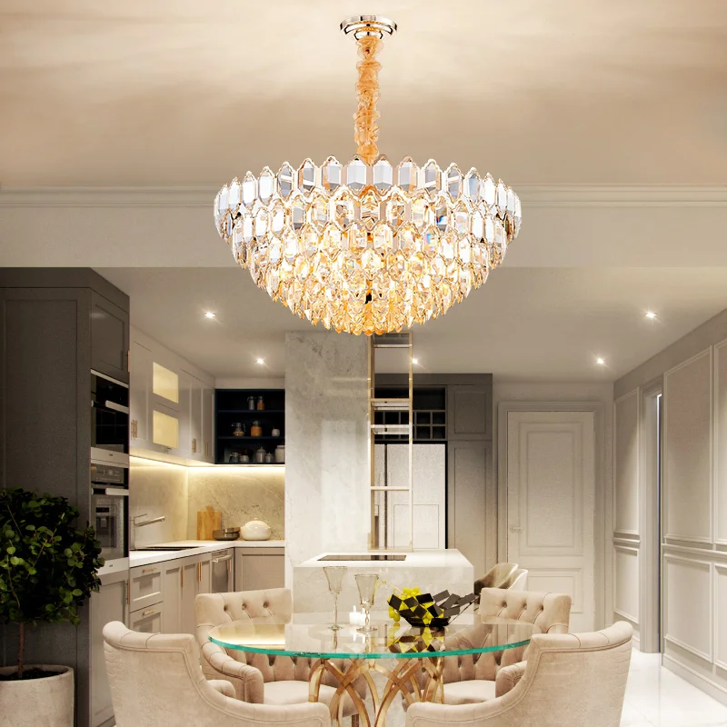 Хрустальная люстра нового дизайна светодиодный ная лампа для гостиной роскошные