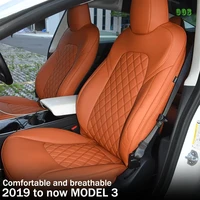 factory wholesale for tesla 2020 2021 model 3 four seasons green waterproof dirt resistant interior auto accessories seat covers