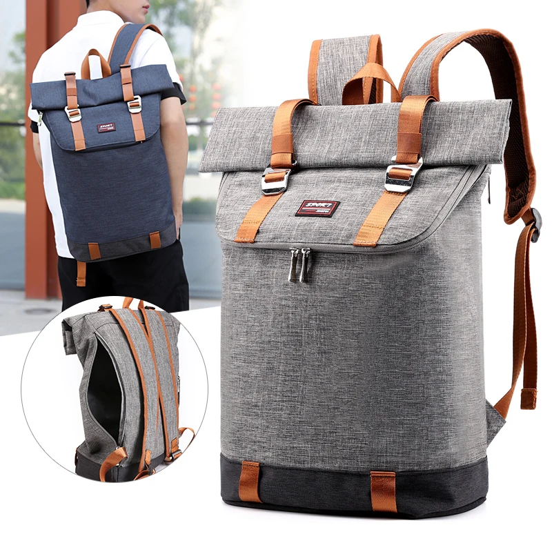 

Luxury Men's Backpacks Canvas Belt Style Laptop Bags Designer Backpack For Men 2021 Boy Backpack Computer Bag Travel Backpack