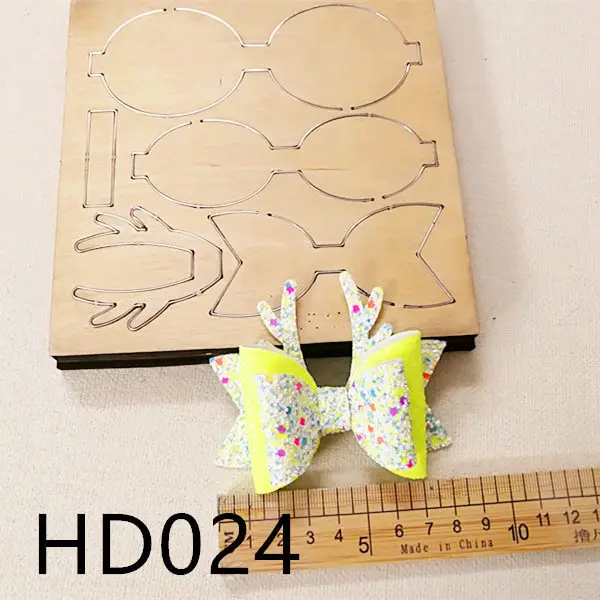 HD024 Рождественский лук высекальные формы деревянные формы|Вырубные штампы| |