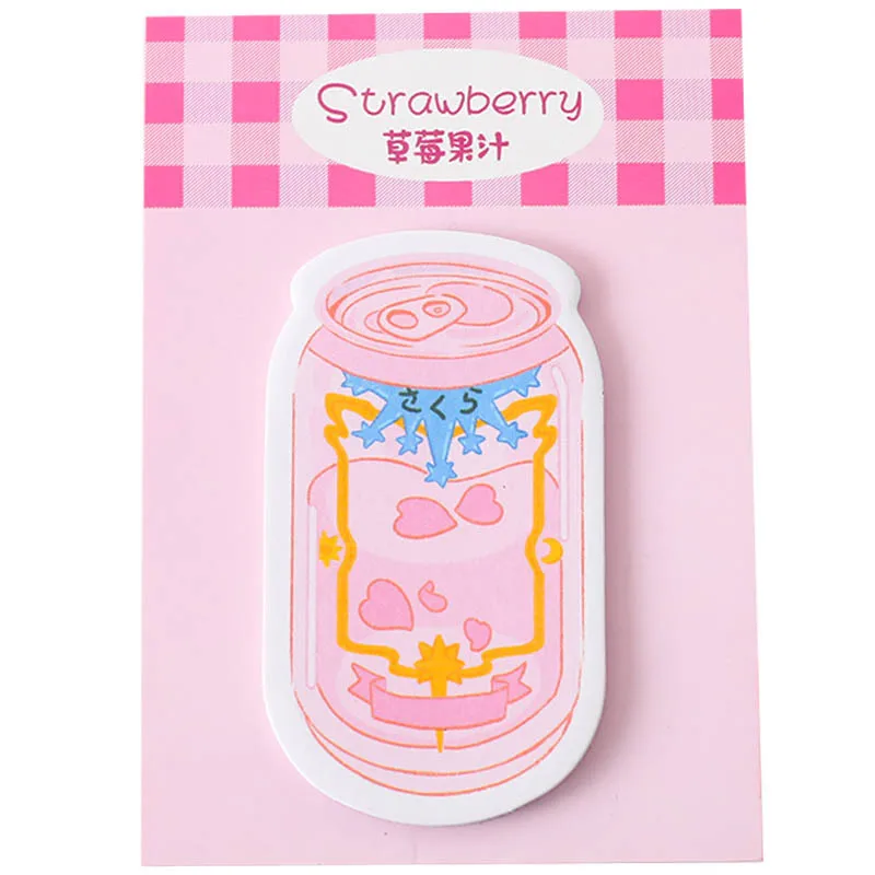 30 листов милые Липкие заметки радужные конфеты портативные Клубничные N times Notes