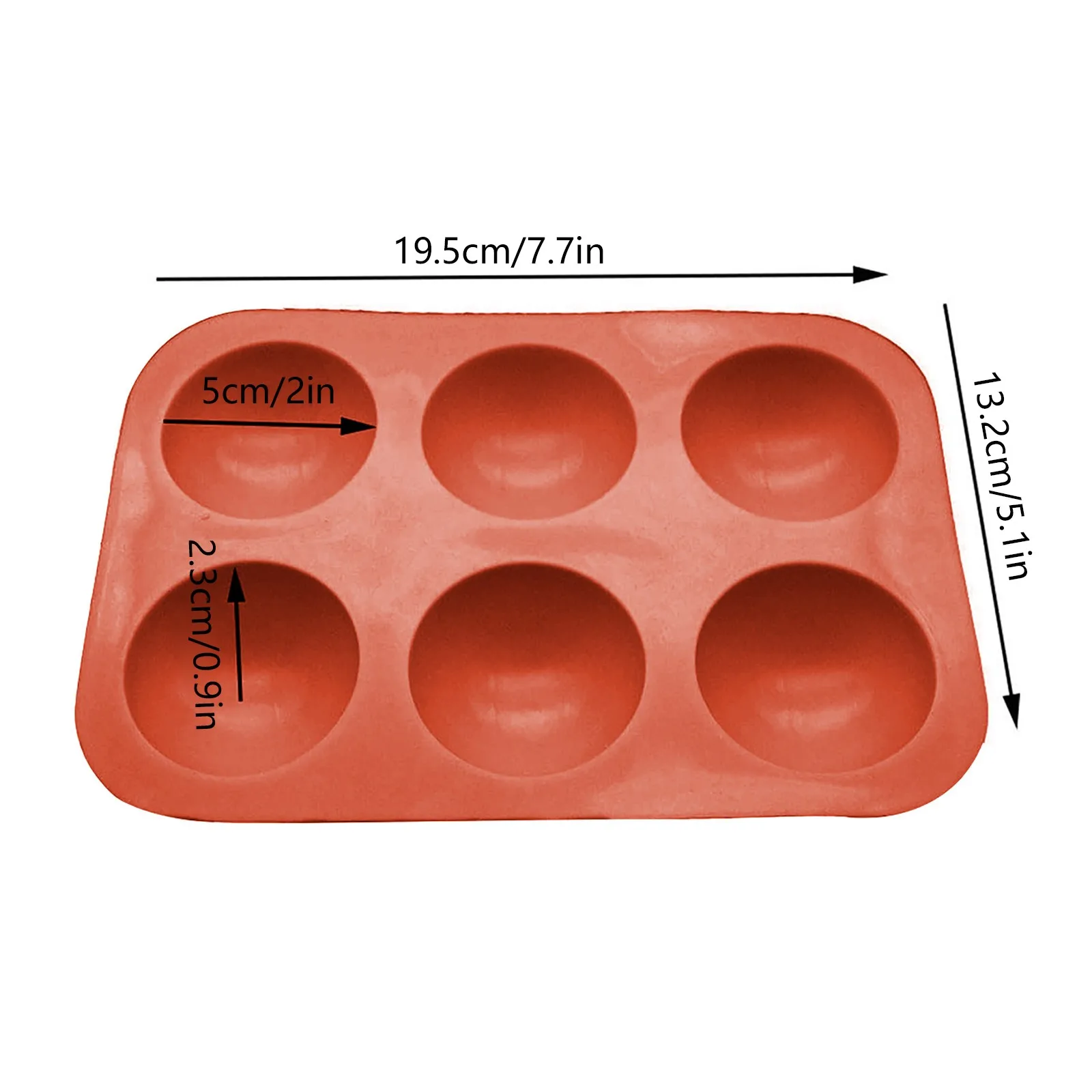 

Half Sphere Silicone Soap Molds Bakeware Cake Decorating Tools Pudding Jelly Chocolate Fondant Mould Ball Shape Biscuit Tool