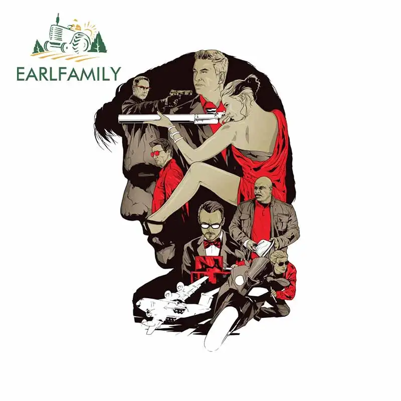 EARLFAMILY 13 см x 9 для гангстерского искусства кемпера грузовик переводная картинка