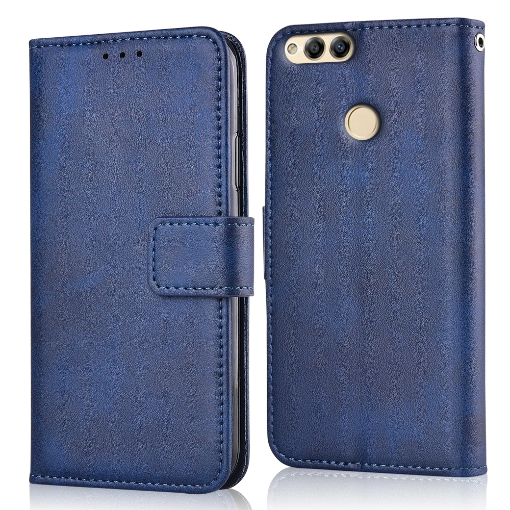 

For Huawei Honor 7X BND-L21 Case For On Huawei 7X Coque Luxury Wallet Case For Huawei 7 X BND-L21 Book Flip Cover Phone Bag