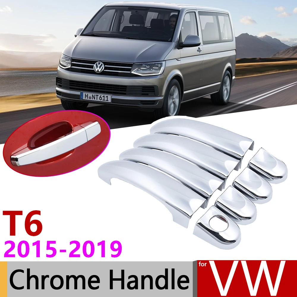 Накладка на дверную ручку для VW T6 Volkswagen Transporter 2015 2019 хромированная 2016 2017