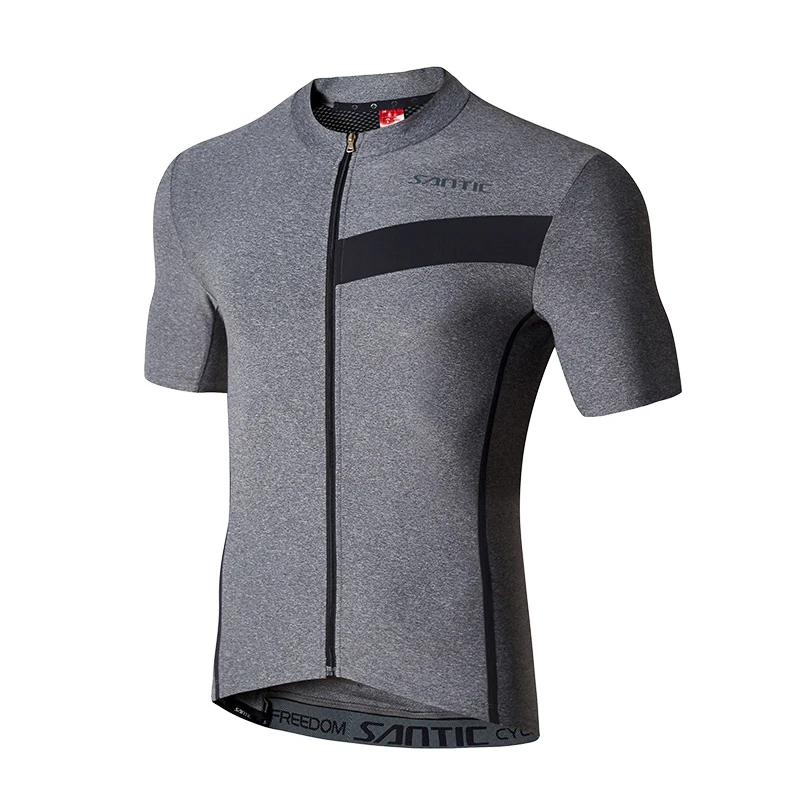 

Santic Men Cycling Jersey Cycling Shirt Short Sleeves Road Bike MTB Short Sleeve Jersey Breathable Jerseys