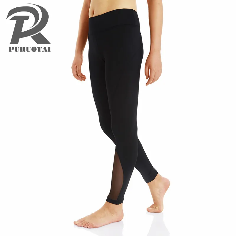 Новинка 2019 Брендовые женские сексуальные штаны для йоги высокая талия подходят