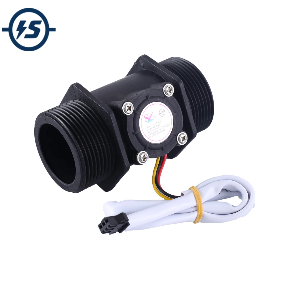 Датчик Холла расхода воды реле счетчик 1 75 МПа 5 150л/мин DN40 DC в 12 В дюйма|Датчики| |