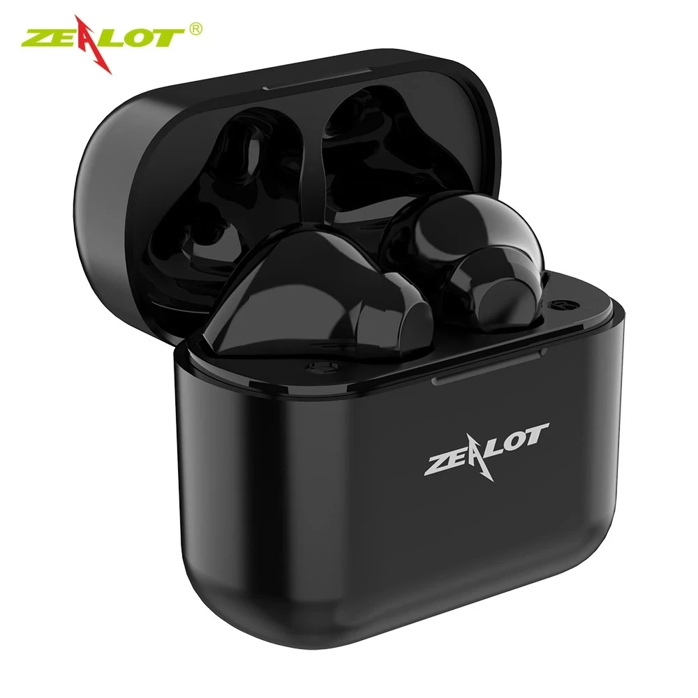 

2021 New Zealot T3 Tws Wireless Bluetooth Earphone 5.0 Touch Control Earbuds With Microphone Headset For Smart Phone