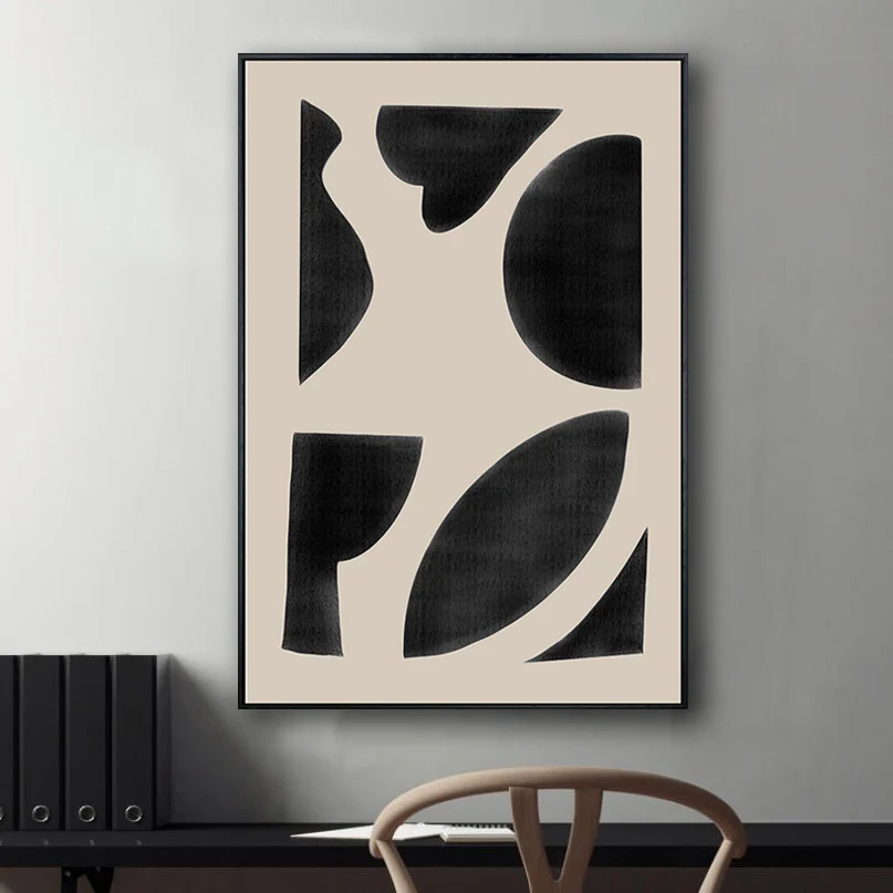 Beste Grote Nordic Art Schilderijen Abstract Woonkamer Vintage Nightmare Kamer Poster Kwaliteit Esthetische Affiche Kamer Decoratie BY50PA