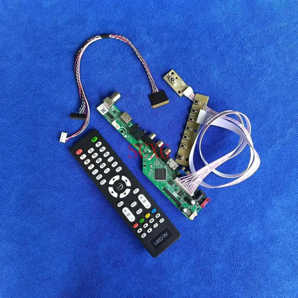

Matrix drive board 1366*768 HDMI-compatible VGA USB AV LED/LCD Kit For N140B6-L01/L02/L03/L05/L06/L0A/L0B/L24 Analog LVDS 40 Pin