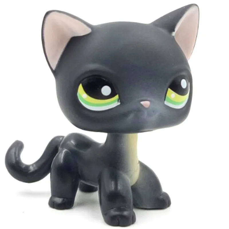 Лпс стоячки кошки собаки игрушки Lps кошка старый pet shop игрушка маленькая короткая шерсть котенок Гималайский котенок husky собака Спаниель колли great dane редкая коллекция фигурок - Цвет: 336
