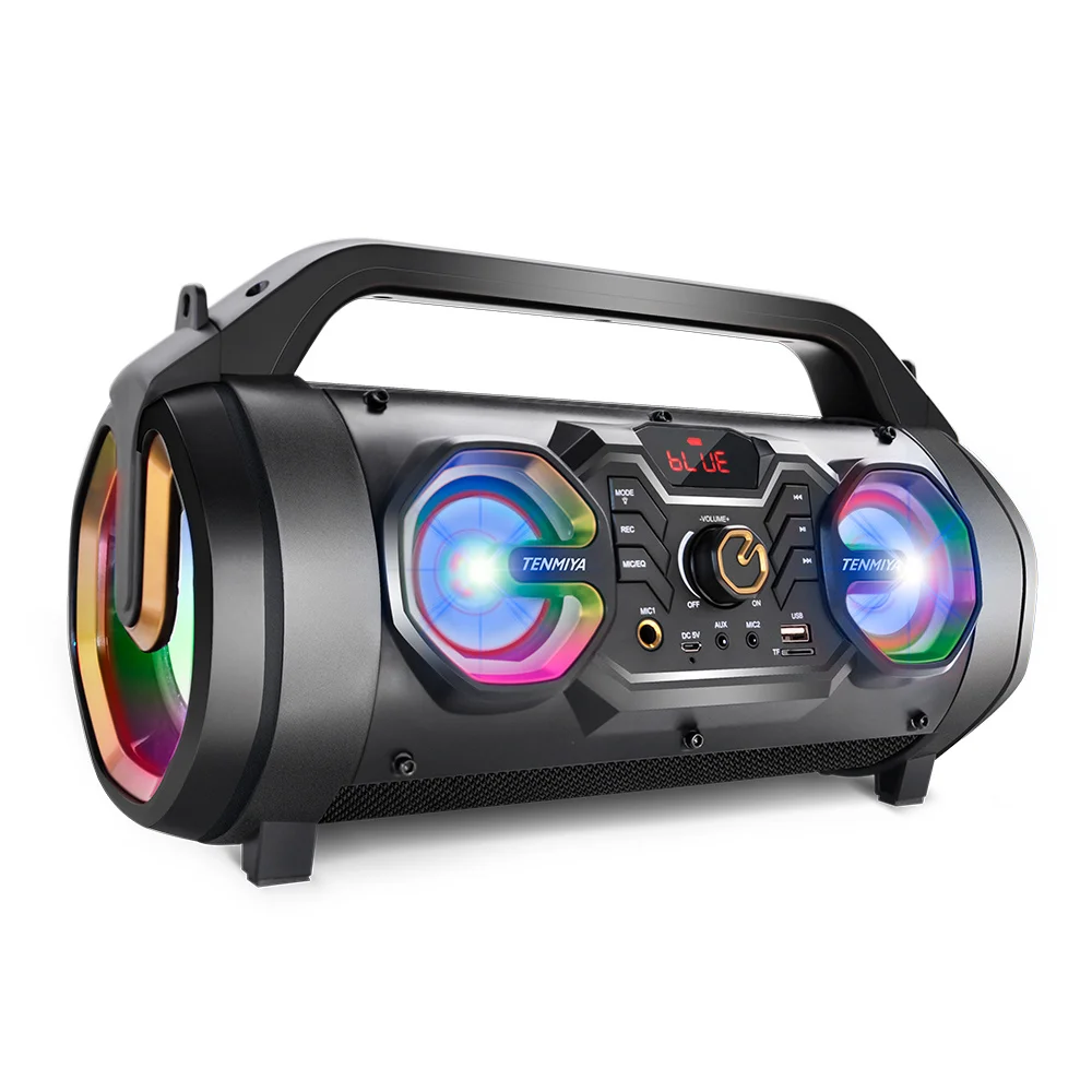 

Portable 30W Bluetooth Speaker Big Power Wireless Stereo Bass Speakers Subwoofer Support Remote Control FM Radio MIC USB
