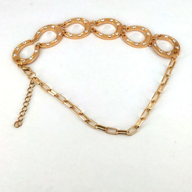 Hzew золото цвет подкова большая цепочка ожерелье лошадь любовник ожерелья