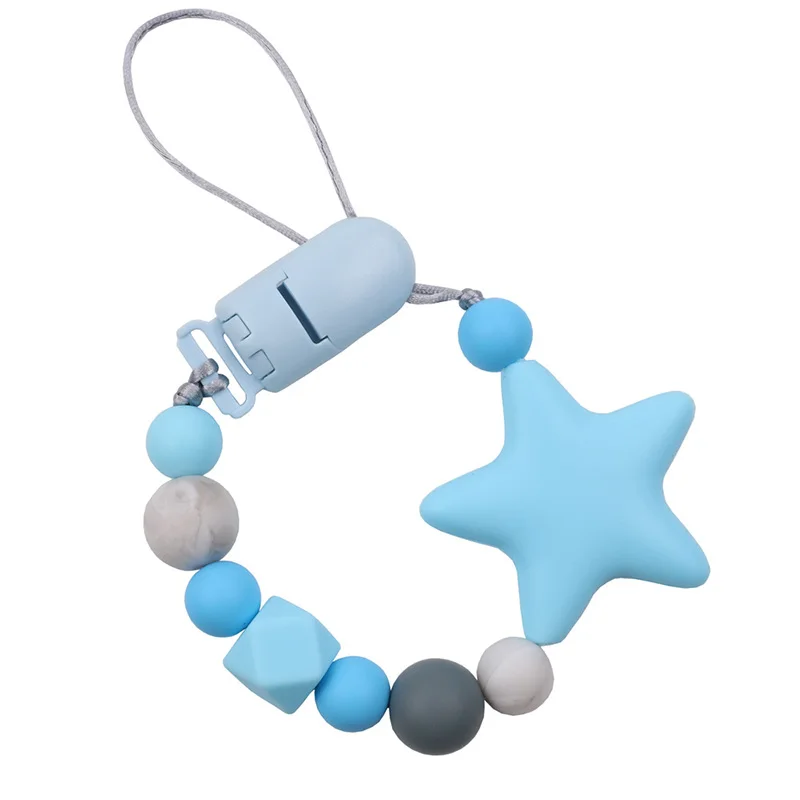 Чип и Дейл звездочки зажимы для соски цепочка новорожденного ребенка