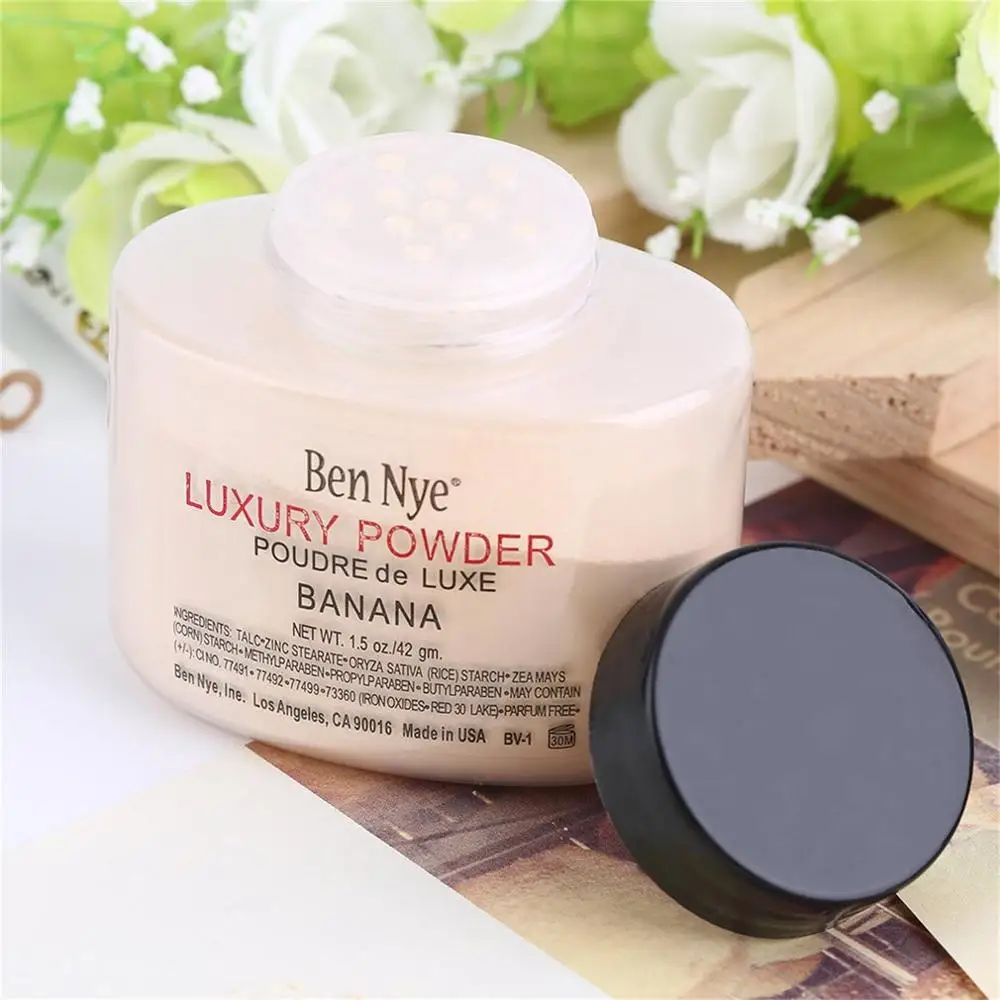 Модные товары роскошные пудры для макияжа с банановым порошком лица женщин и