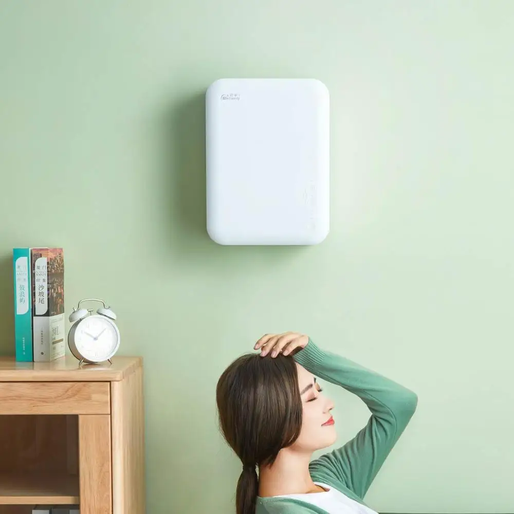 BIOFAMILY N80 Fresh Air System air cleaner electric auxiliary Heating Removal Of formaldehyde PM2.5 5 MiHome App |
