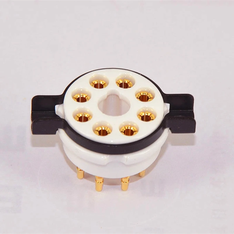 2x 8pin EL34 6SN7 KT88 5U4G 274B 6L6 5AR4 KT66 6V6 Octal Gold tube socket|Электрические вилки| |