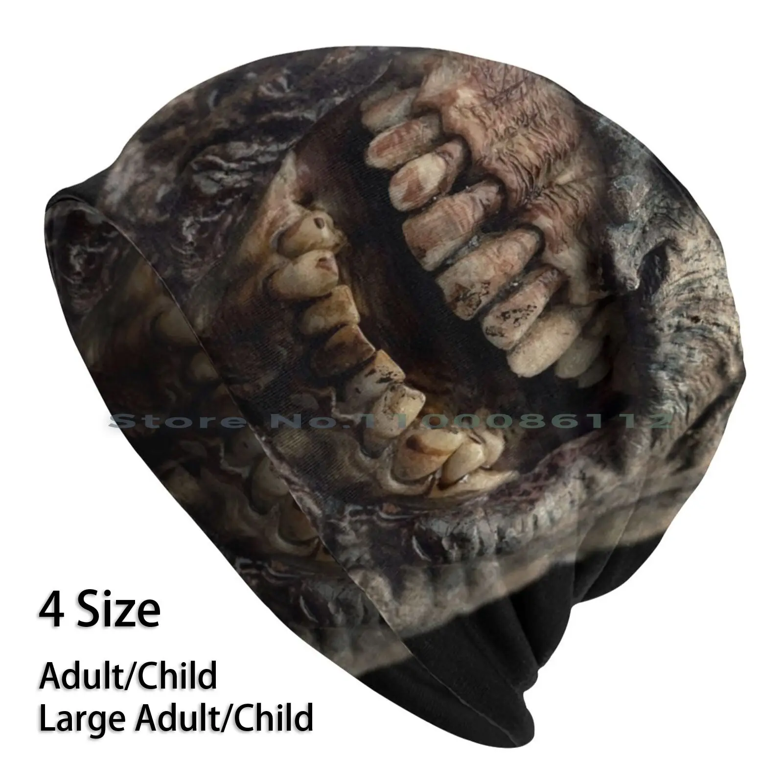 Трикотажная Шапка-бини зомби на Хэллоуин ужас