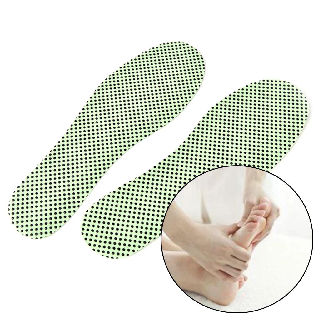 

1Pair Foot Self-heating Insoles Warm Reflexology Winter Soles For Footwear Heated Self-heating Insoles Natural Tourmaline