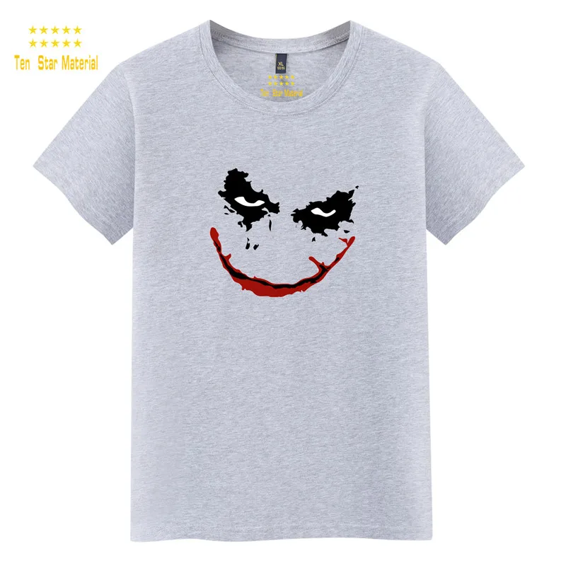 Размера плюс одежда для женская летняя обувь Топ белая футболка в стиле Джокер