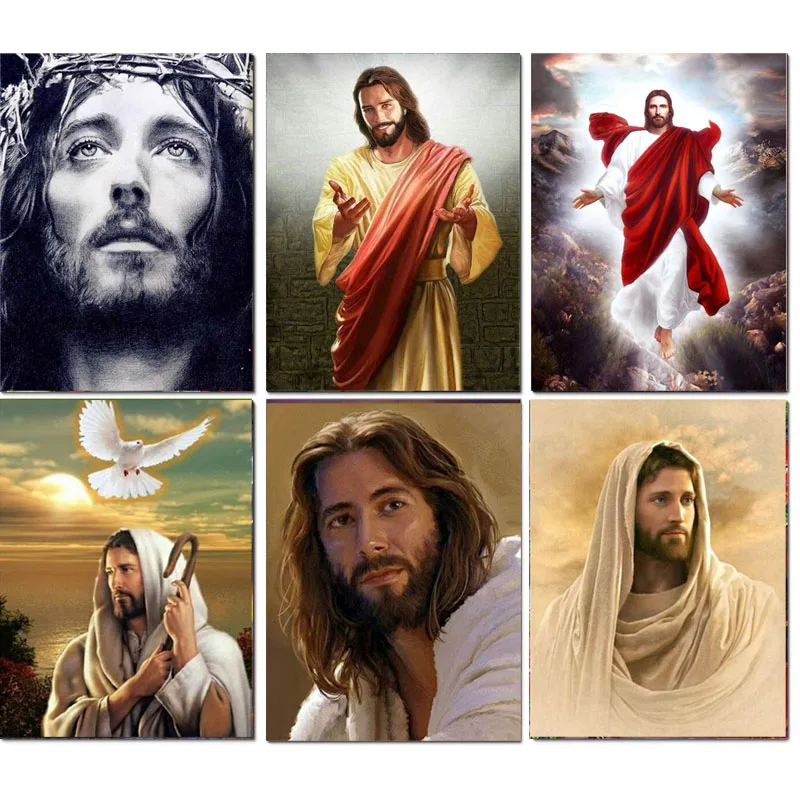 5d Сделай Сам Алмазная Картины Иисус Христос рождения настенная живопись 3d ромба