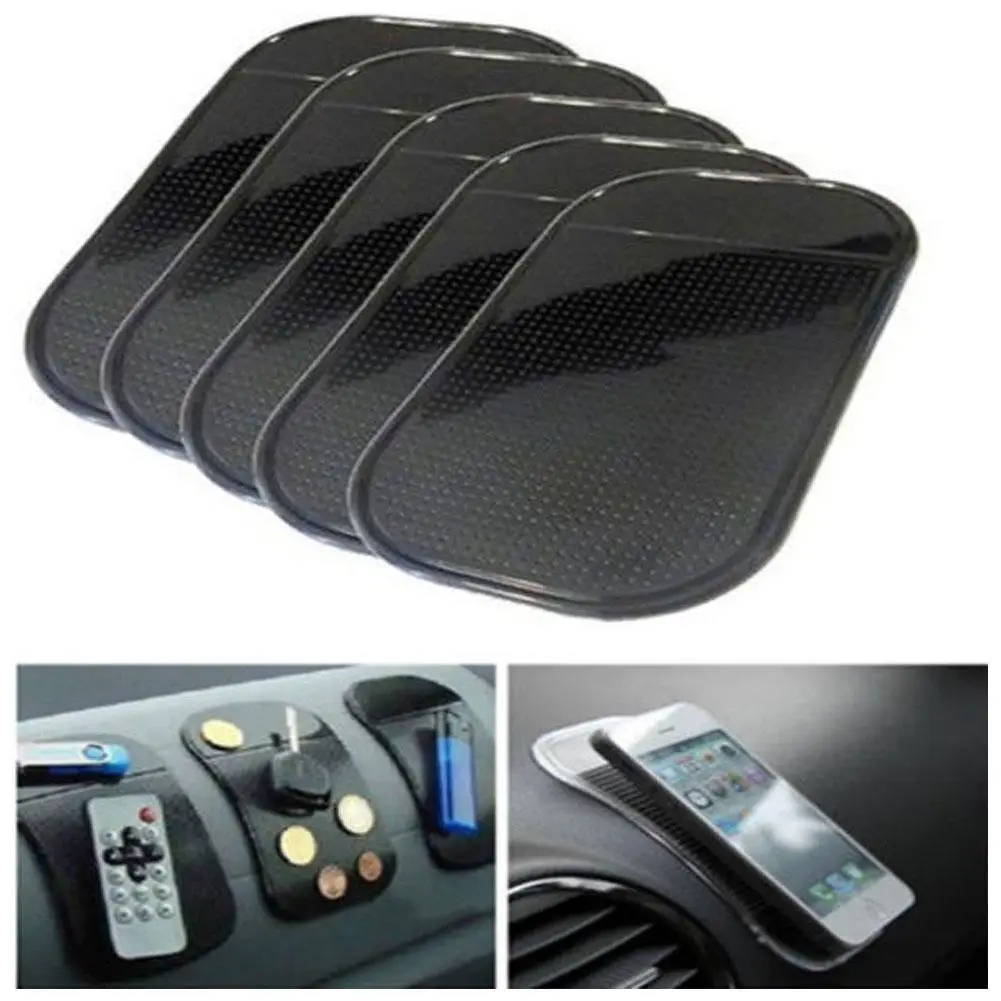 

Car Anti Slip Mat Black Silica Gel Magic Sticky Pad Car Dashboard anti slip pad for Cell Phones,sunglasses,MP3 Players